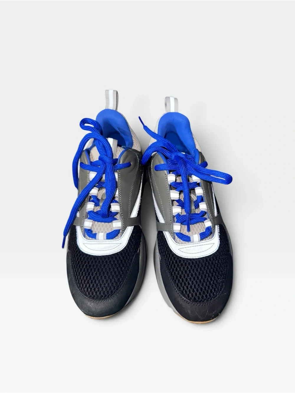 NEW! MEN’s CHRISTIAN DIOR Technical Mesh Calfskin Mens B22 Sneakers US 7